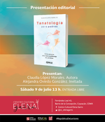 Presentación del libro "Tanatología para padres" con su autora Claudia López Morales